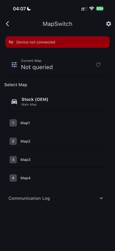 Map Switching